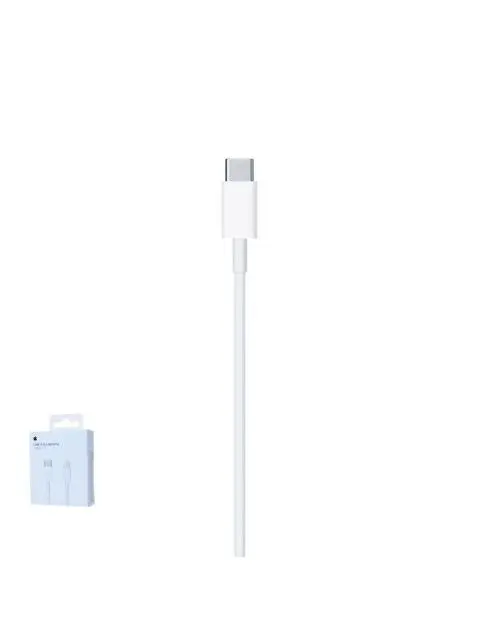 Chargeur Secteur USB-C 20W + Câble Apple iPhone et iPad d'Origine 1m