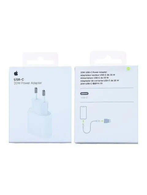 Apple Adaptateur Secteur USB‑C 20 W - Blanc (MHJE3ZM/A)