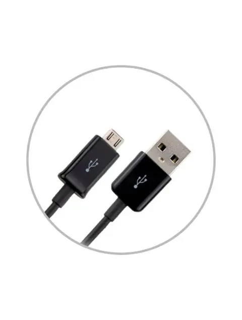 Chargeur pour téléphone mobile Samsung CABLE MICRO USB VERS USB BLANC -  CABLE ECB-DU4EWE